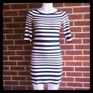 French Connection black and white dress